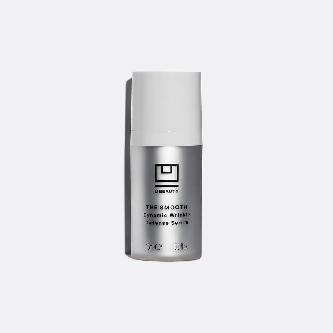 Ubeauty serum photographed on white background