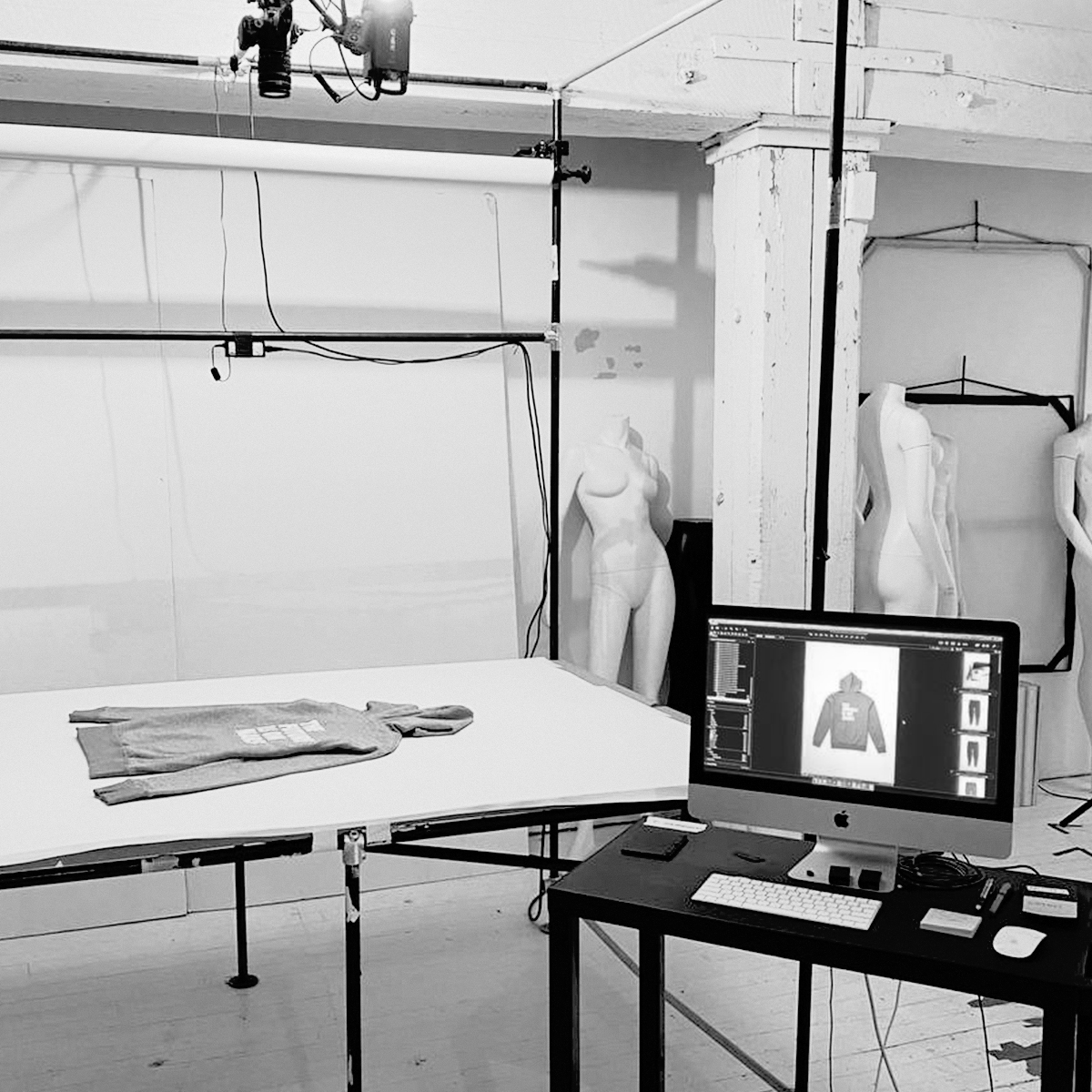 Perfect flat lay photography set up