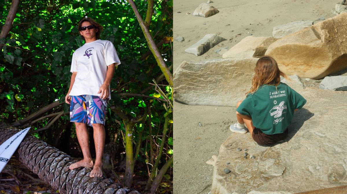 Quicksilver - T-shirt photography in nature