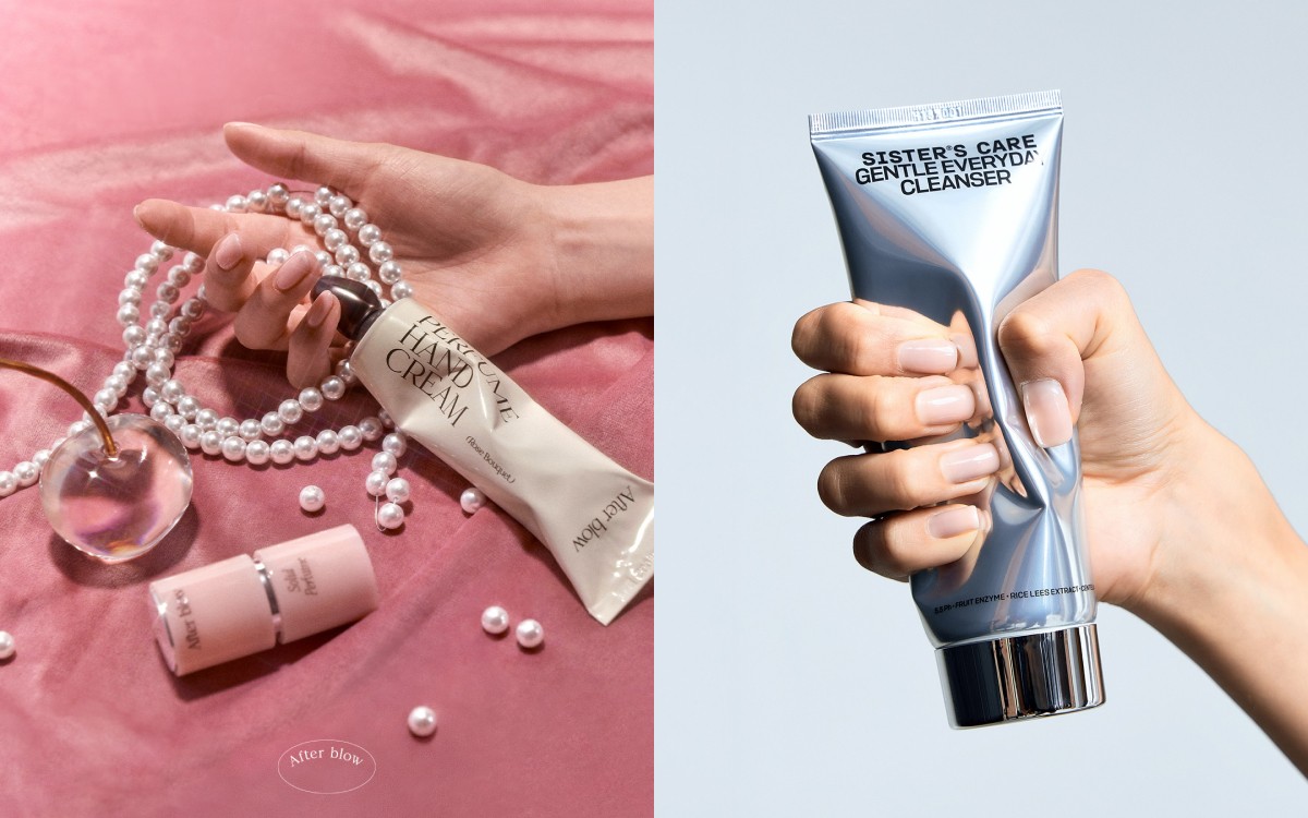 Beauty products hand model shots